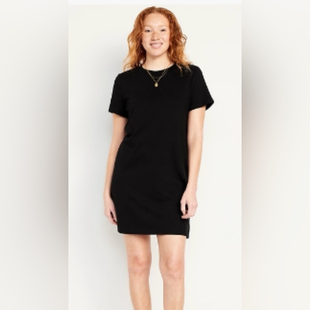 Old Navy Black T-Shirt Dress